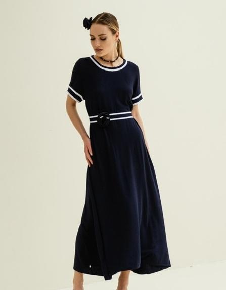 Premium summer dress with belt 