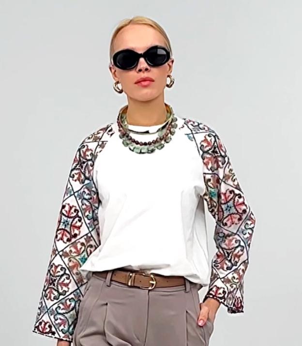Exclusive top in Ukrainian style