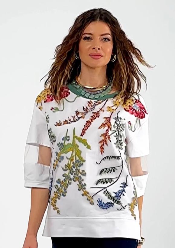 Stylish T-shirt in contemporary Ukrainian style