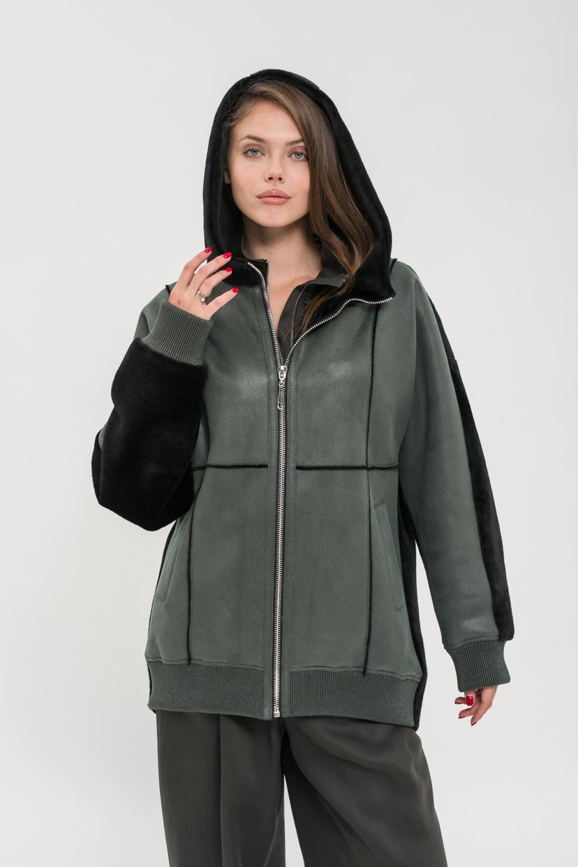 Faux shearling jacket