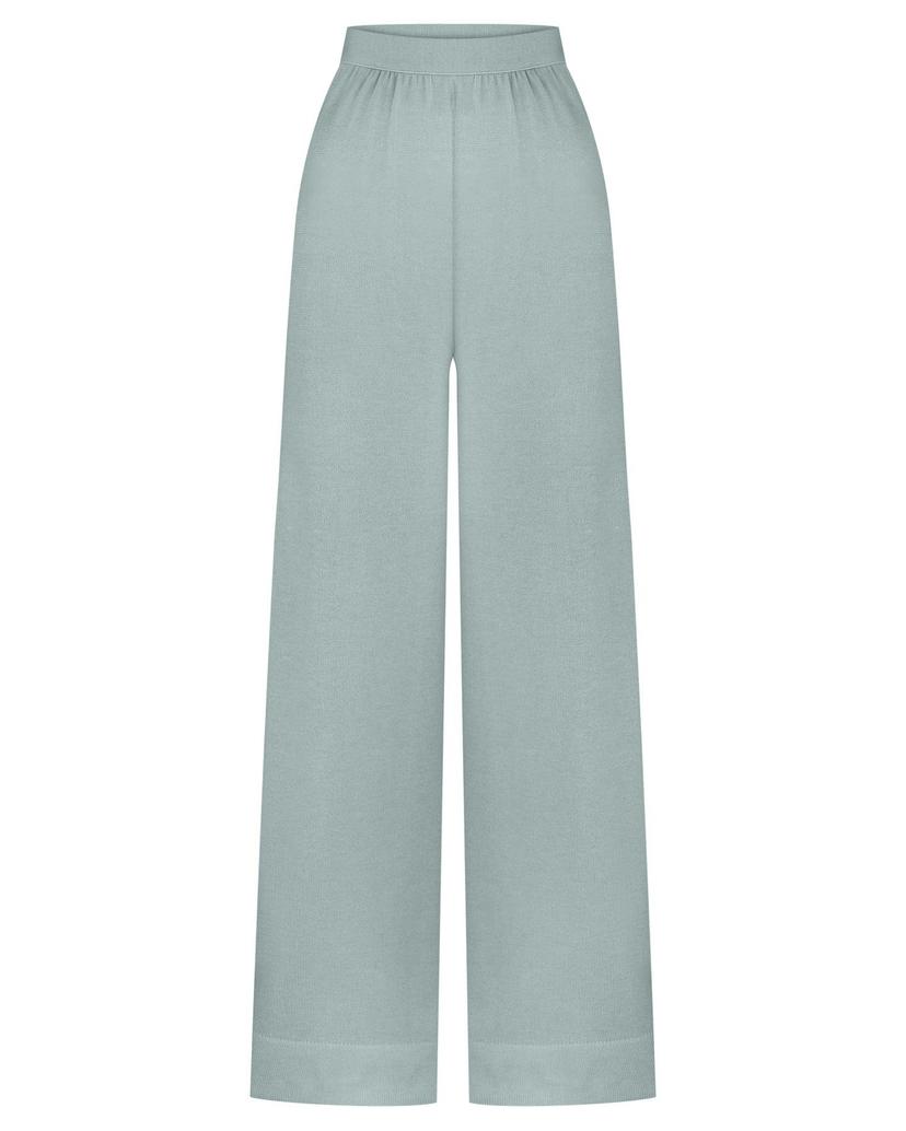 Summer breathing viscose wide-leg pants