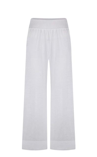 Summer breathing viscose wide-leg pants