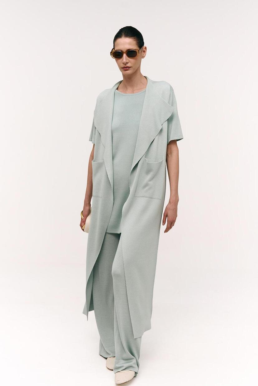 Premium summer set in mint lightweight viscose