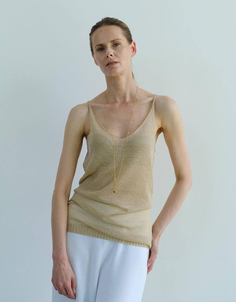 Premium Summer lurex strap top 